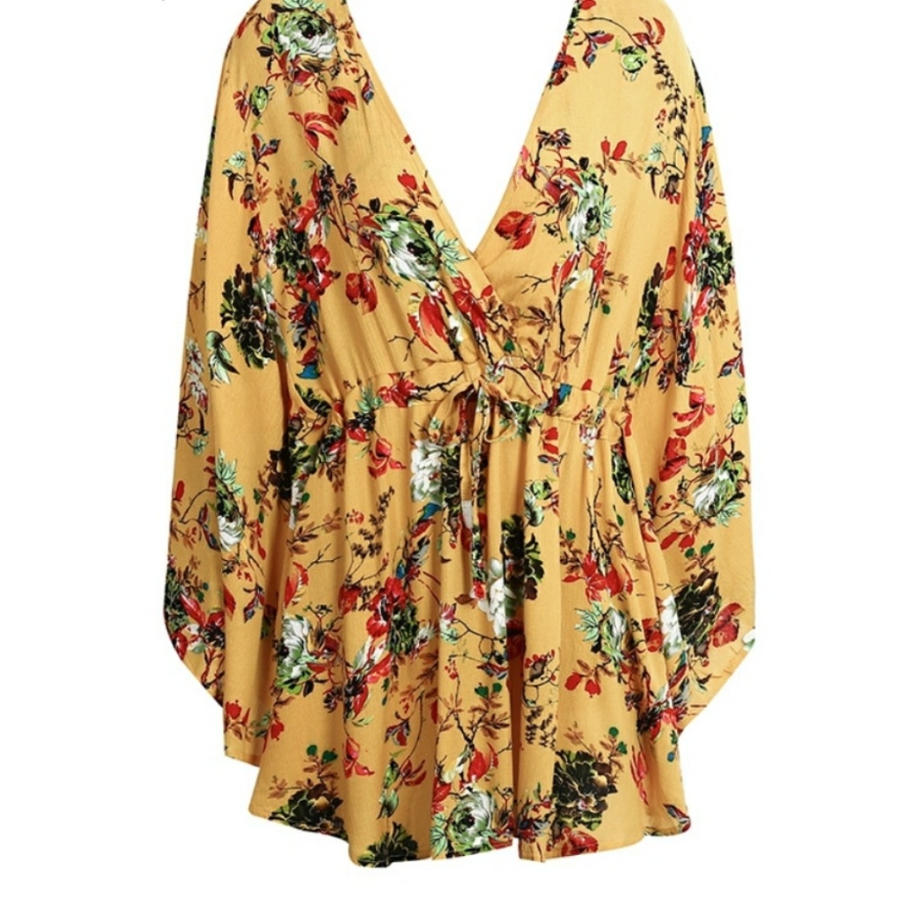 🌹FINAL SALE🌹Batwing Sleeve Tunic Dress - Picture 8 of 8